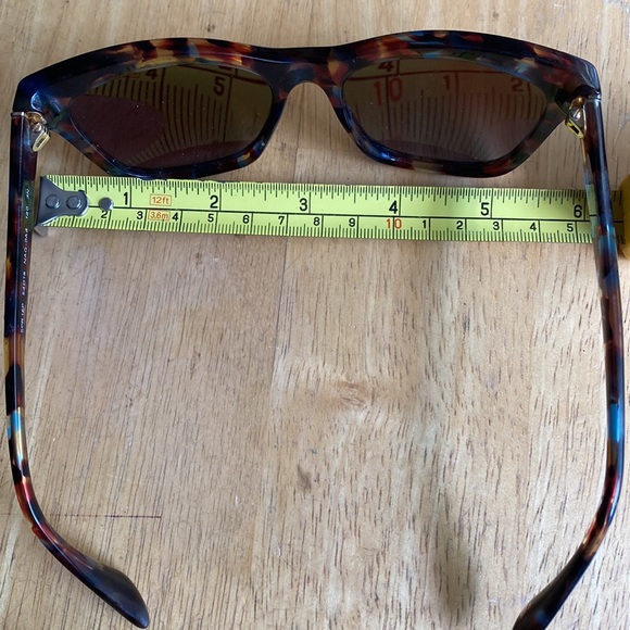 PRADA sunglasses SPR 16P NAG BROWN TEAL 140mm pre-owned, with case - Picture 10 of 13